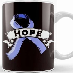 Baskı Dükkanı Hope Blue Ribbon Child Abuse Prevention Month Awareness Kupa