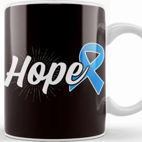 Baskı Dükkanı Hope Blue Ribbon Child Abuse Prevention Month Awareness Kupa