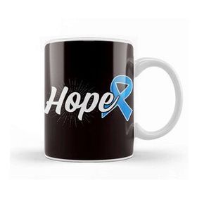 Baskı Dükkanı Hope Blue Ribbon Cure Child Abuse Prevention Awareness Month Kupa