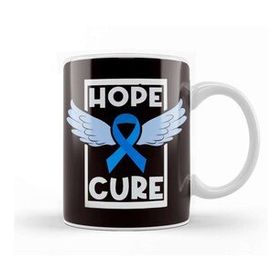 Baskı Dükkanı Hope Blue Ribbon Cure Child Abuse Prevention Awareness Month Kupa