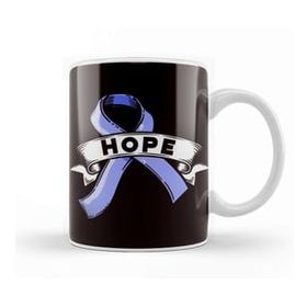 Baskı Dükkanı Hope Blue Ribbon Cure Child Abuse Prevention Awareness Month Kupa