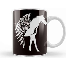 Baskı Dükkanı Horse Gallop Porselen Kupa