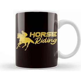 Baskı Dükkanı Horse Gallop Porselen Kupa