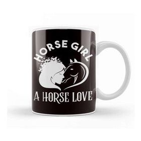 Baskı Dükkanı Horse Girl Love Equestrian Sport Horses Riding Saddle Stable Kupa