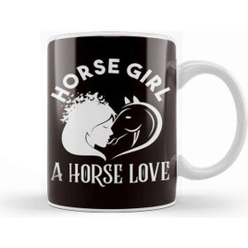 Baskı Dükkanı Horse Girl Love Equestrian Sport Horses Riding Saddle Stable Kupa