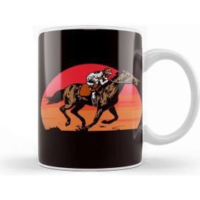 Baskı Dükkanı Horse Riding Racing Equestrian Sport Saddle Rider Horses Fan Kupa