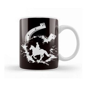 Baskı Dükkanı Horseshoe Cowboy Horse Riding Equestrian Sport Dressage Kupa