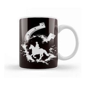 Baskı Dükkanı Horseshoe Cowboy Horse Riding Equestrian Sport Dressage Kupa