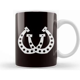 Baskı Dükkanı Horseshoe Lucky Equestrian Sport Horses Riding Horse Fan Kupa
