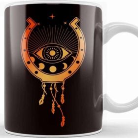Baskı Dükkanı Horseshoe Third Eye Dream Catcher Lucky Fantasy Magic Kupa