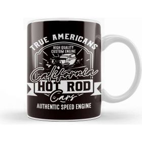 Baskı Dükkanı Hot Rod American Cars Classic Automobile Modified Hotrod Kupa