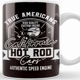 Baskı Dükkanı Hot Rod American Cars Classic Automobile Modified Hotrod Kupa