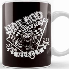 Baskı Dükkanı Hot Rod Garage Muscle American Old Cars Classic Modified Kupa