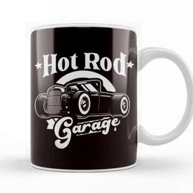 Baskı Dükkanı Hot Rod Garage Old American Cars Automobile Classic Engine Kupa