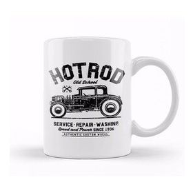 Baskı Dükkanı Hot Rod Old School Kupa