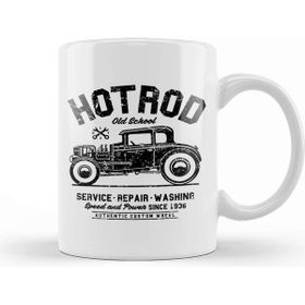 Baskı Dükkanı Hot Rod Old School Kupa