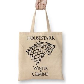 Baskı Dükkanı House Stark Winter Is Coming Bez Kadın Günlük Çanta