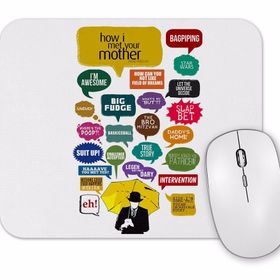 Baskı Dükkanı How I Meet You Mother Quiet Mouse Pad
