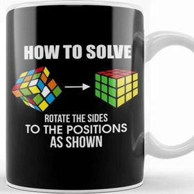 Baskı Dükkanı How To Solve Puzzle Cube Funny Cubing Kupa