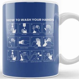 Baskı Dükkanı How To Wash Your Hands Kupa