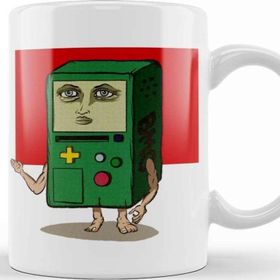 Baskı Dükkanı Hu Mo The Creepy Mo Adventure Time Bmo Kupa
