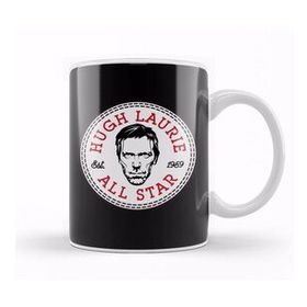 Baskı Dükkanı Hugh Laurie All Star Converse Logo Kupa