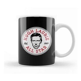 Baskı Dükkanı Hugh Laurie All Star Converse Logo Kupa