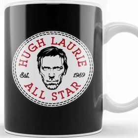 Baskı Dükkanı Hugh Laurie All Star Converse Logo Kupa