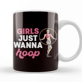 Baskı Dükkanı Hula Hoop Fitness Sports Training Hooping Hula Hooper Baskılı Kupa