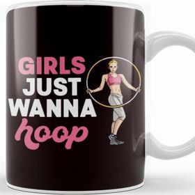 Baskı Dükkanı Hula Hoop Fitness Sports Training Hooping Hula Hooper Baskılı Kupa