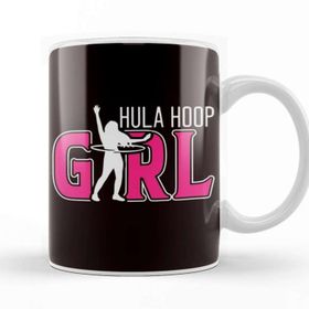 Baskı Dükkanı Hula Hoop Girl Hula Hooper Hooping Fitness Sports Training Baskılı Kupa