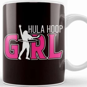 Baskı Dükkanı Hula Hoop Girl Hula Hooper Hooping Fitness Sports Training Baskılı Kupa