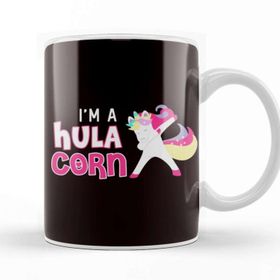 Baskı Dükkanı Hula Hoop Unicorn Hula Hooper Hooping Fitness Sports Circus Baskılı Kupa