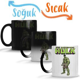 Baskı Dükkanı Hulk 01 Sihirli Porselen Kupa