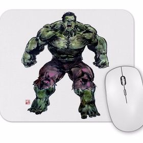 Baskı Dükkanı Hulk Mad Roar Marvel Superhero Power Bruce Mouse Pad