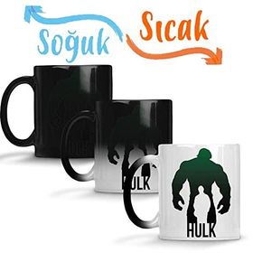 Baskı Dükkanı Hulk Maromba Sihirli Porselen Kupa