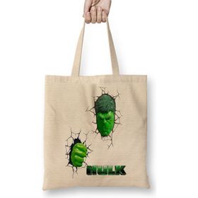 Baskı Dükkanı Hulk Modelo 3 Bez Kadın Günlük Çanta