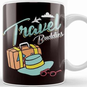 Baskı Dükkanı Humorous Travelers Traveling Stay Adventure Vacation Traveling Gift Travel Buddies Kupa