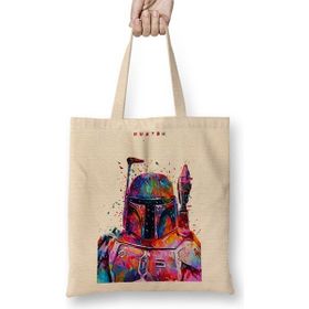 Baskı Dükkanı Hunter Star Wars Bez Kadın Günlük Çanta