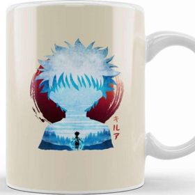 Baskı Dükkanı Hunter x Hunter Minimalist Silhouette Killua Kupa