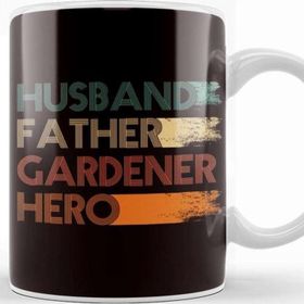 Baskı Dükkanı Husband Father Gardener Hero Gardening Garden Dad Daddy Papa Kupa