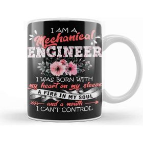 Baskı Dükkanı I Am A Mechanical Engineer I Was Born With Kupa