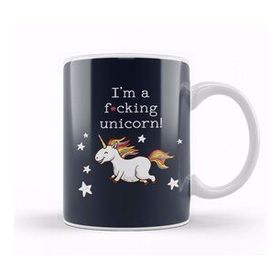 Baskı Dükkanı I Am An Effing Unicorn Kupa