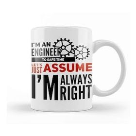 Baskı Dükkanı I Am An Engineer 01 Kupa