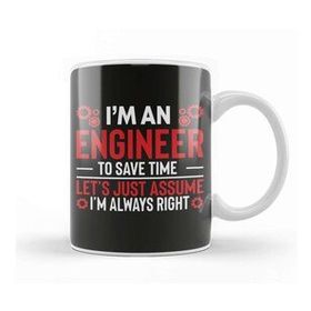 Baskı Dükkanı I Am An Engineer 02 Kupa