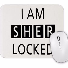 Baskı Dükkanı I Am Sher Locked Mouse Pad