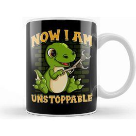 Baskı Dükkanı I Am Unstoppable Trex Funny Short Dinosaur Arms Kupa