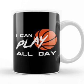 Baskı Dükkanı I Can Play All Day Basketball Nonstop Half Court Kupa