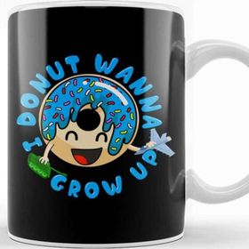 Baskı Dükkanı I Donut Wanna Grow Up Funny Kid Growing Up Pun Kupa