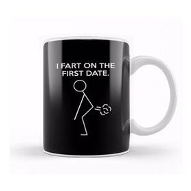 Baskı Dükkanı I Fart On A First Date Kupa